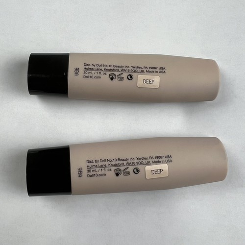 Doll 10 Hydragel Foundation 30 ml 1 oz Hydra Gel - NWOB Lot Of 2 Deep Two - Picture 3 of 4
