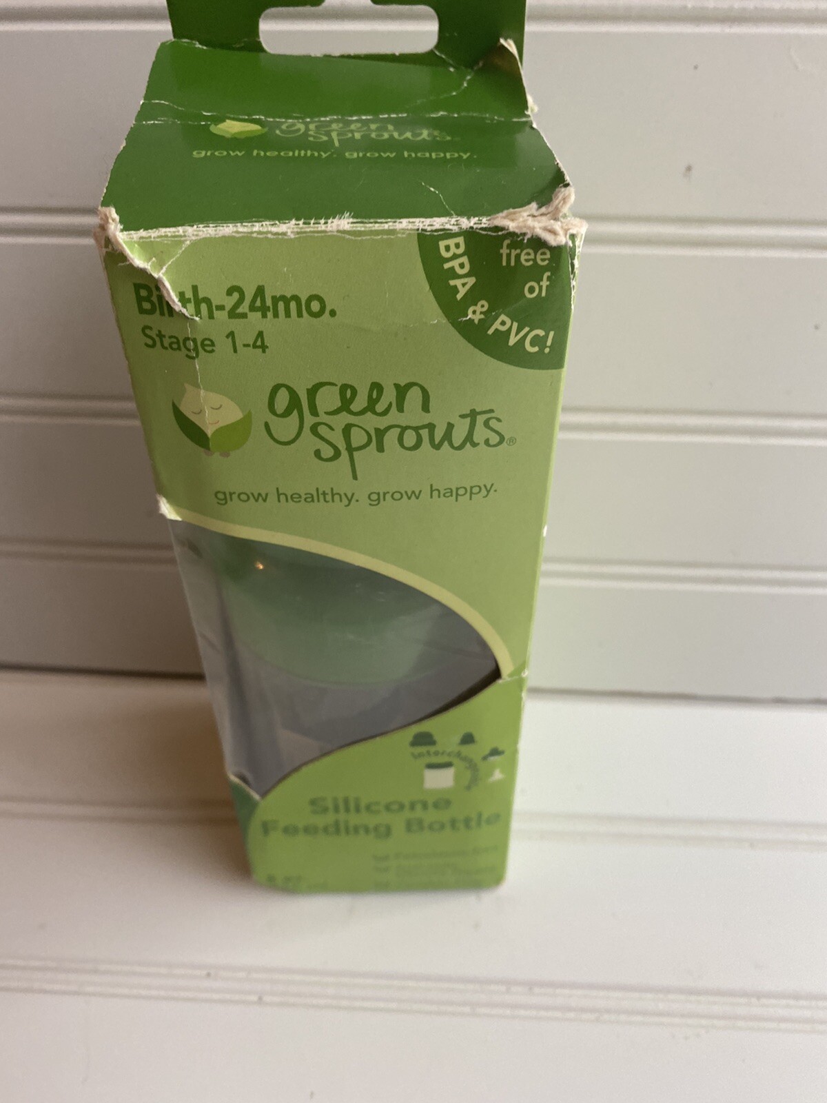 Green Sprouts Feeding Bottle 8 Oz Silicone