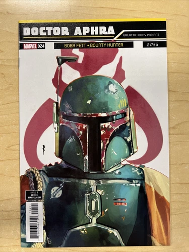Star Wars Doctor Aphra #24 Rod Reis Boba Fett Galactic Icons Variant Marvel 2018