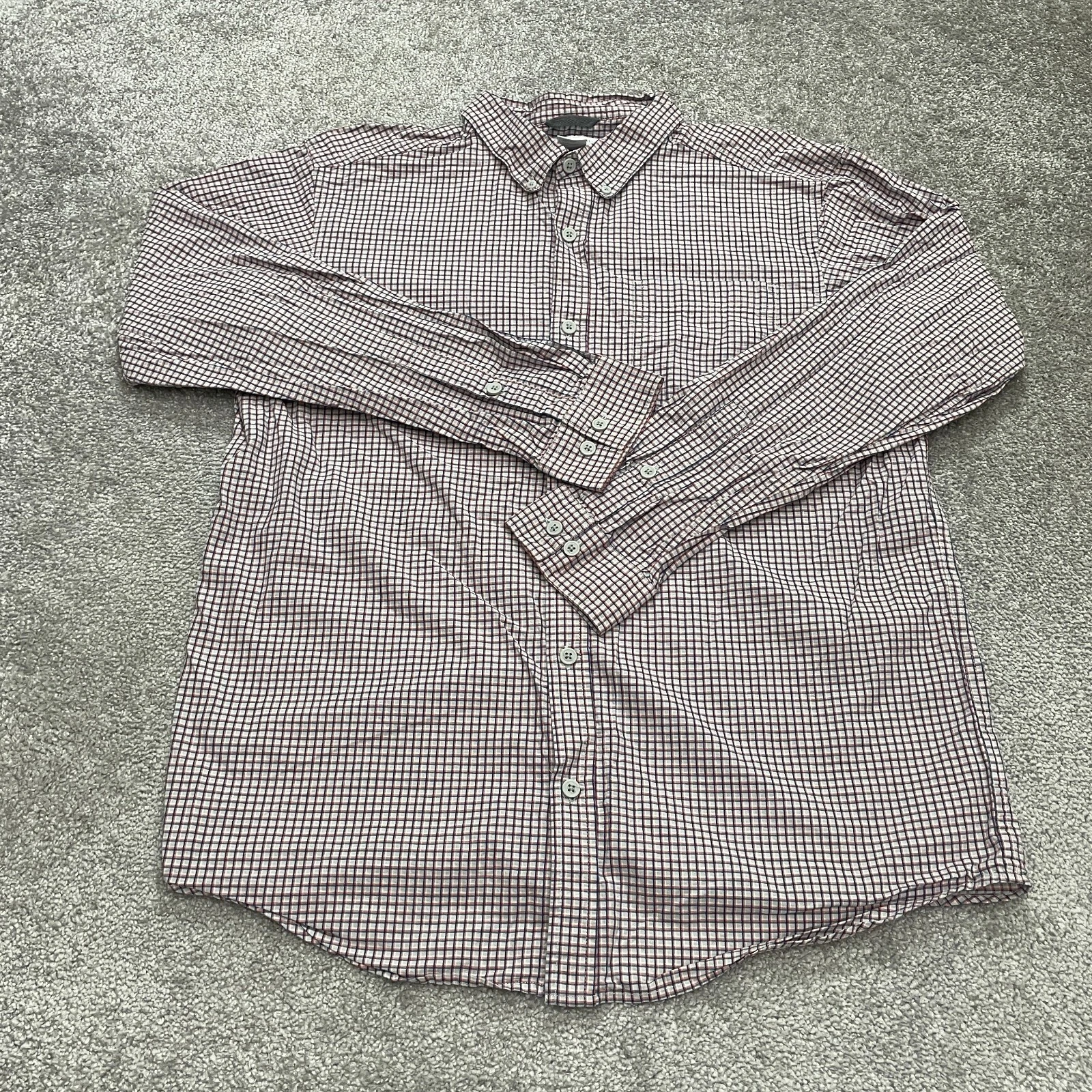 Columbia Plaid Shirt Men Large Multicolor Check Long Sleeve Button Down Cotton