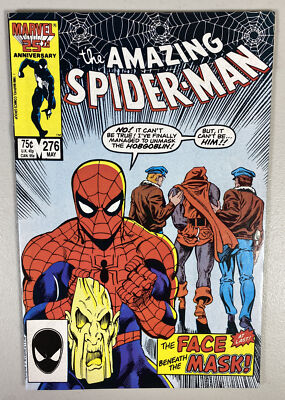 AMAZING SPIDER-MAN 276 THE FACE BENEATH THE MASK-HOBGOBLIN-KINGPIN VF/VF+