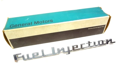 Chevrolet 57 Corvette 1957 Fuel Injection Fender emblem NOS GM OEM part #3742212 - Image 1 of 4