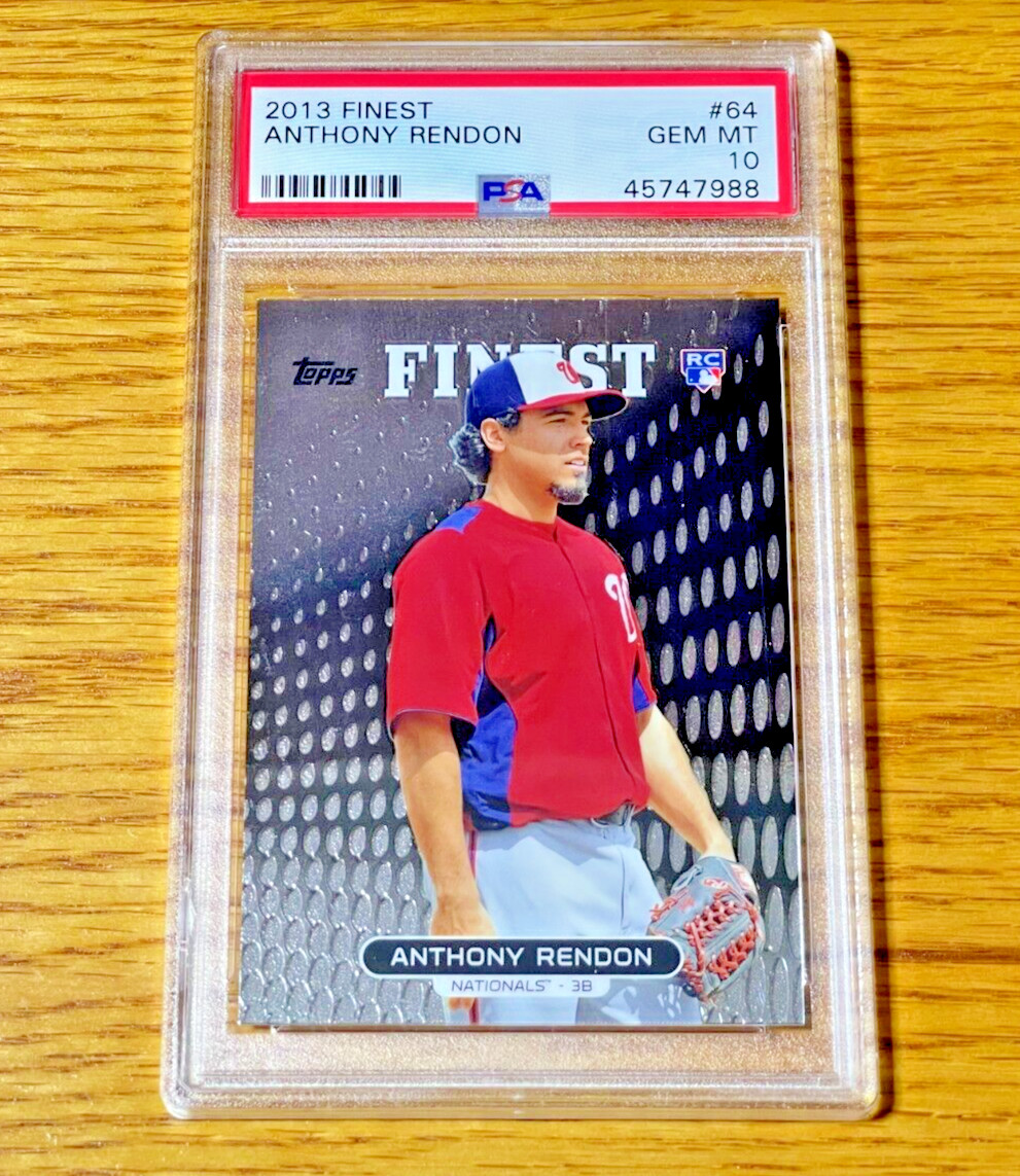 ANTHONY RENDON 2013 Topps Finest #64 Gem Mint PSA 10 Rookie RC
