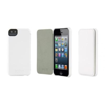 TECH21 D30 Impact Hard Snap On Flip Wallet Case Book Cover für iPhone 5 weiß