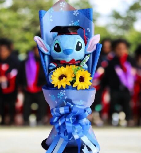 Graduation Stitch Plush Bouquet – Unique Graduation Gift for Stitch Fans! - Picture 2 of 2