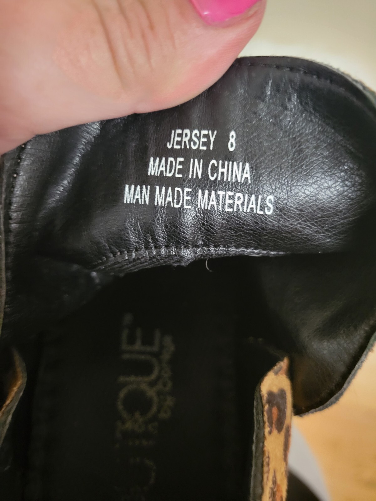 SIZE 8 BOUTIQUE BY CORKY Animal Print Ankle Tennis Shoes INV76 eBay