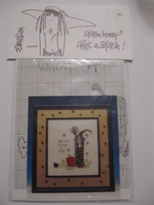 Twisted Threads Emerson “Listen Honey, Life’s a Stitch” Pattern - Witch - New