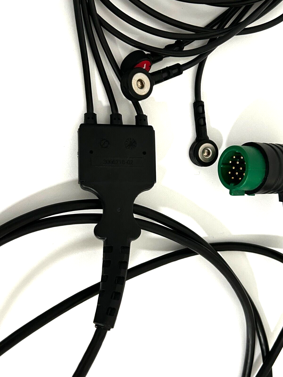 Compatibile Con Medtronics Physio Control ECG Monor Lifepak 12 Lifepak 20 Cavo ECG A 12 Derivazioni 10K Resistore Defibrillato - Foto 6