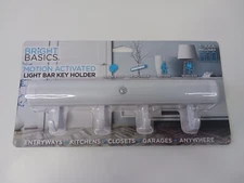 Bright Basics Motion Activated Light Bar Key Holder - White LED Motion Sensor