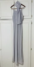 Stylish Aspeed Beaded Gray  Evening/Prom/Formal Gown With A Scarf Size XXL