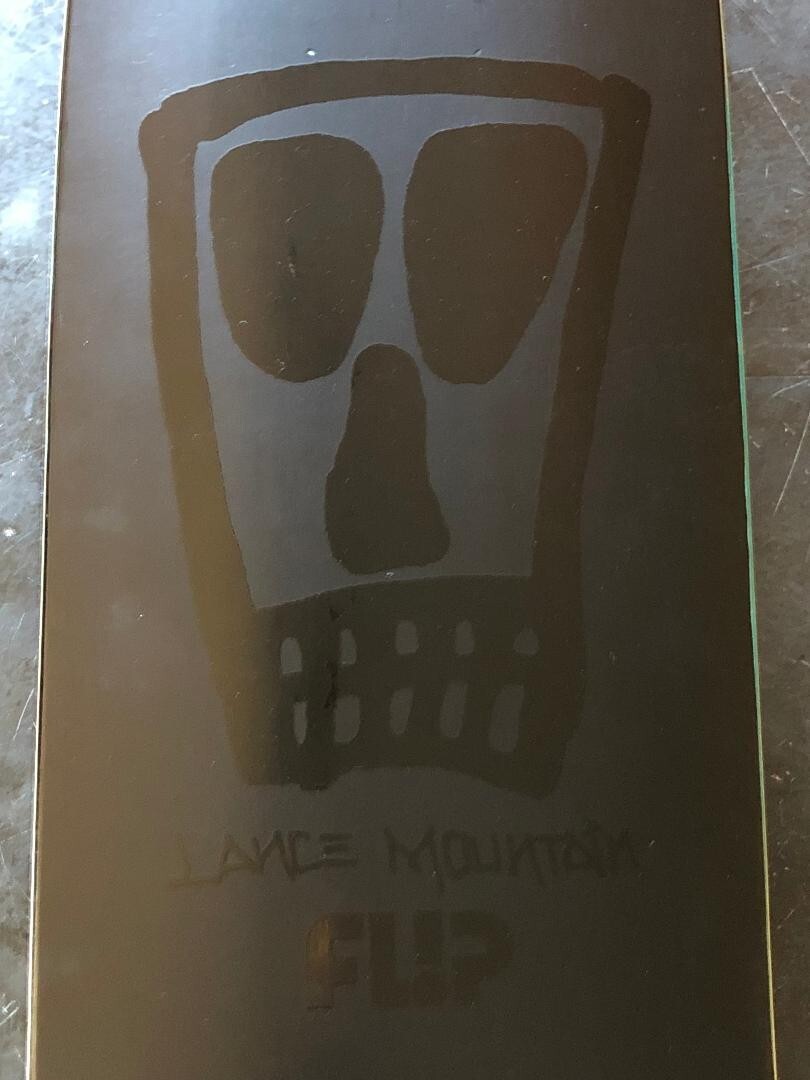 Lance Mountain Vato Flip Blackout Skateboard 9.0 Skateboard - Rare