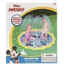 Disney Junior Mickey Mouse Water Splash Pad 48 in Diameter NEW
