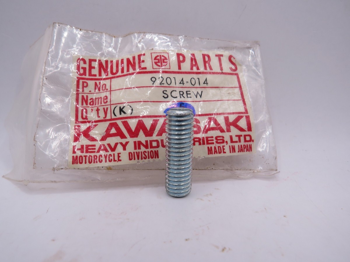 mon⚙️ NOS Kawasaki Z1 KZ900 KZ550 KZ650 KZ750 Genuine Slotted Screw 8x25