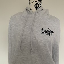 Karate Mom Embroidered Personalised Hoodie