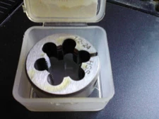 1/2"-24 X 1" HIGH SPEED STEEL ROUND ADJUSTABLE DIE