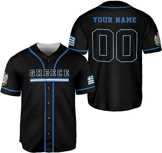 Custom Greek Baseball Jersey