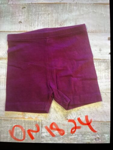 Girls Old Navy burgundy biker shorts size 18-24 months - Photo 1/1