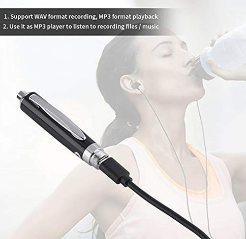 16GB Digital Activated Audio Voice Recorder MP3 Player Lectures Meetings Classes - Picture 10 of 10