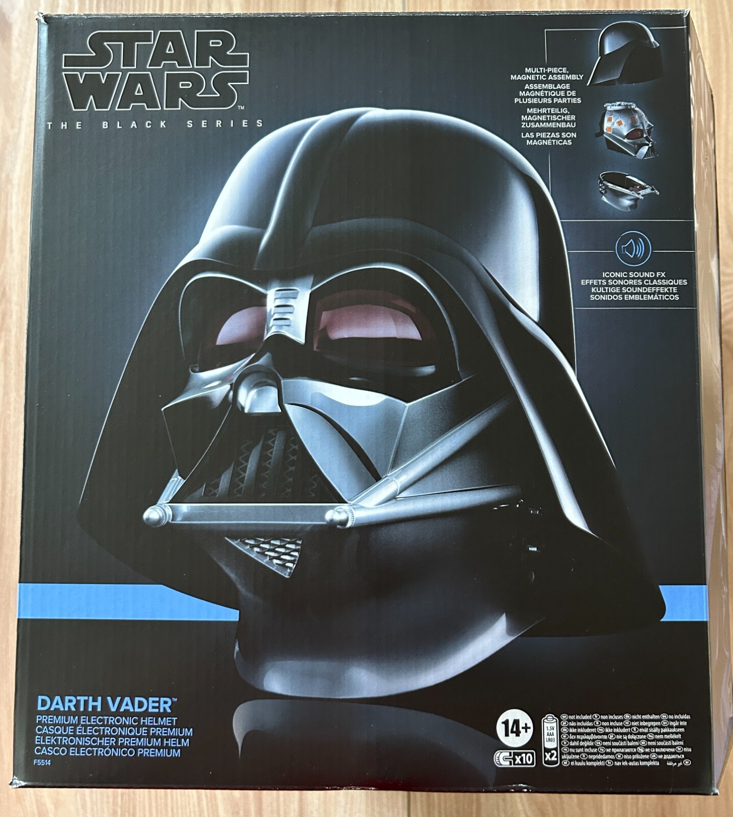 Casque Darth Vader Star Wars Black Series Hasbro idée cadeau collector pour fan de cinéma