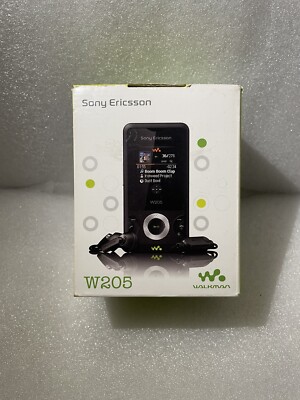 Sony Ericsson  Walkman W205 - Ambient Black (Ohne Simlock) OVP 100% Funktion!!