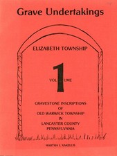 Cimetières Elizabeth Township (PA), volume 1