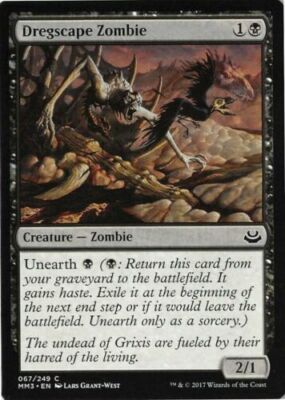 4 Dregscape Zombie - M-NM - Modern Masters 2017 - SPARROW MAGIC - C  mtg 4x x4