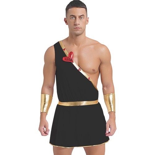 Sexy Disfraz Para Hombres Corazón de Cupido Adulto Disfraz Elegante Una Pieza Halloween - Imagen 17 de 34