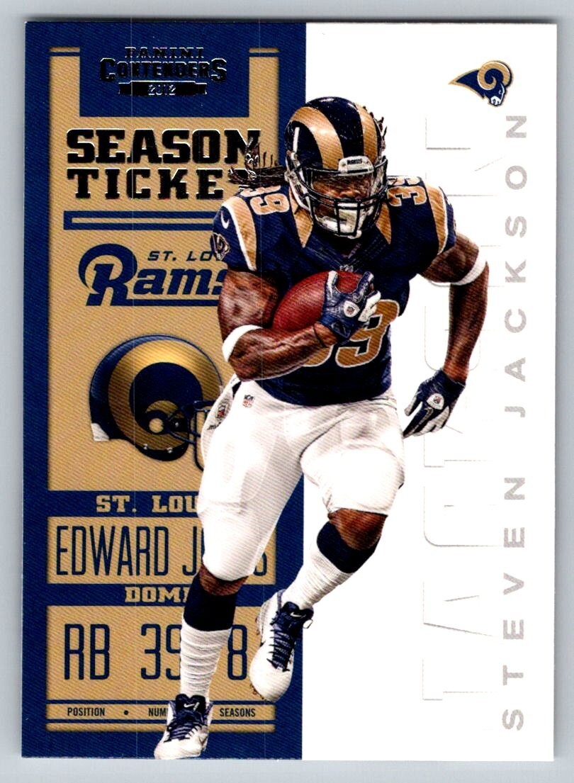 2012 Panini Contenders Football Steven Jackson St. Louis Rams #90