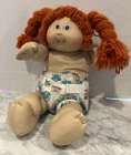 1985 Xavier Roberts Cabbage Patch Kid CPK RED HAIR GIRL DOLL Teeth Dimple Diaper