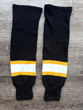 Wear the Pear Unisex Leg Warmers Ribbed Knit Sports Black Hockey Socks