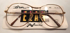 Vintage ELAN 39 Gold/Gold 54/16 Women's Eyeglass Frame New/Old Stock 377