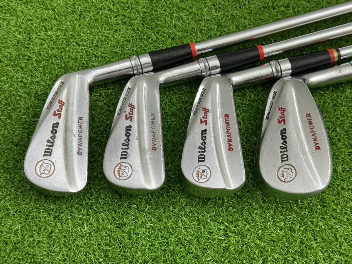 1962-63 Wilson Staff Dynapower Partial Iron Set 2 4 6 8