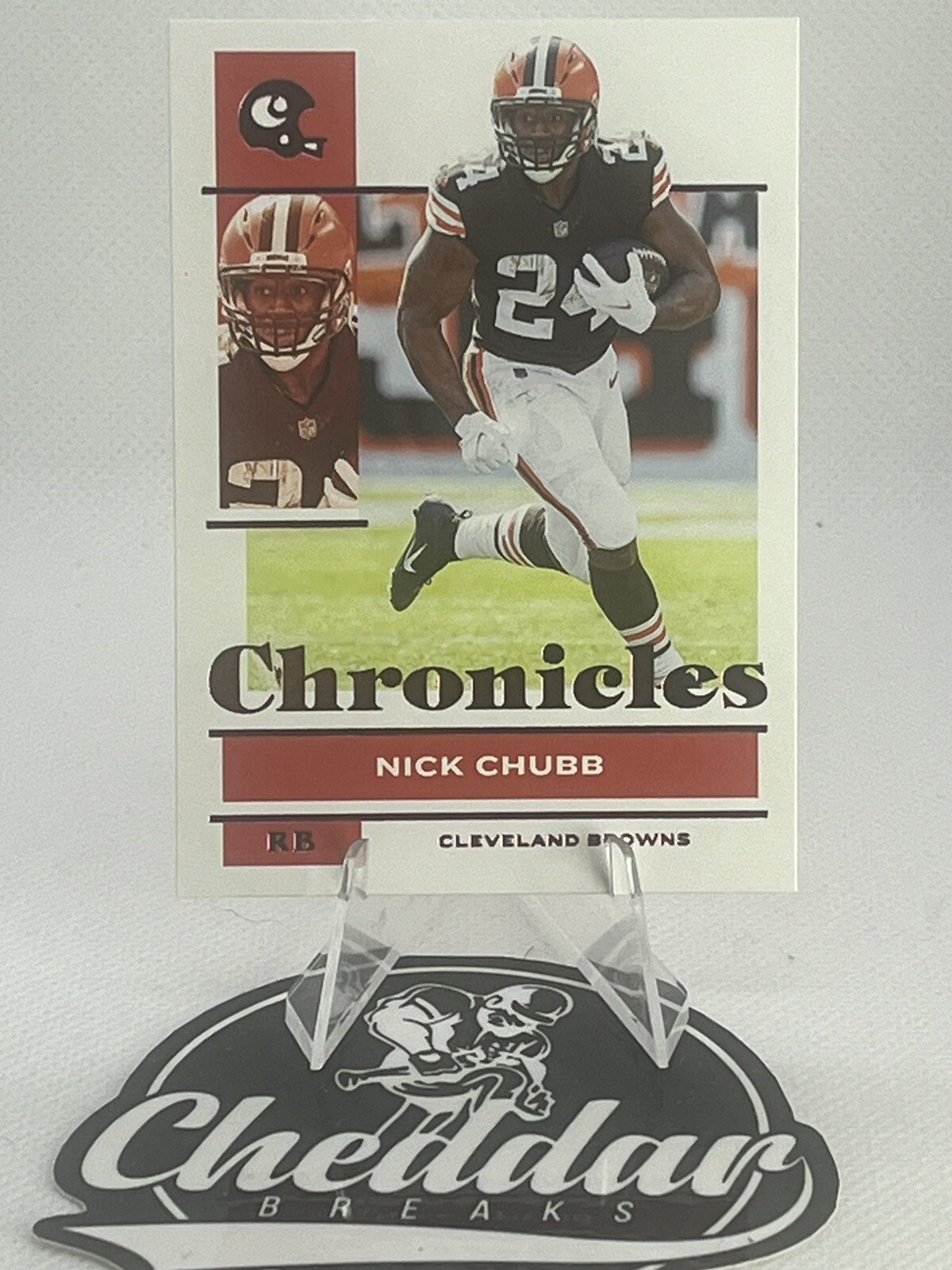 2021 Panini Chronicles Nick Chubb Pink Parallel #23 Browns