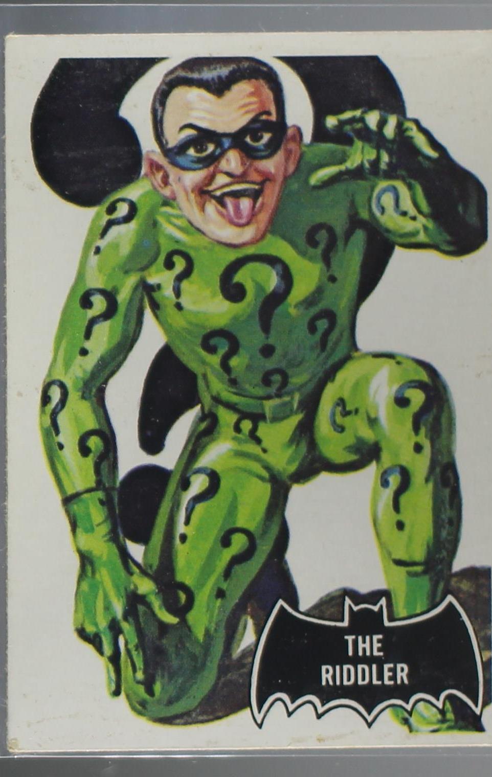 The Riddler - 1966 Topps Batman Black Bat #36 for sale online | eBay