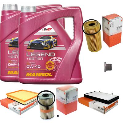 MAHLE Inspektionspaket 8 L MANNOL Legend+Ester 0W-40 für Renault Trafic II