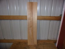 1 PC HARD MAPLE LUMBER WOOD KILN DRIED BOARD 35 3/4"X 8"X 7/8" 2065V FLAT CLEAR
