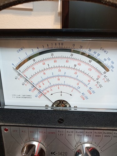 Röhrenvoltmeter, Kyoritsu K 1420 - Zdjęcie 3 z 5