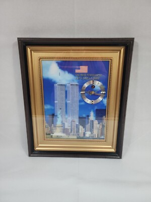 The Twin Towers 1973 - SEP. 11 2001 Commemorative Memorial 3-D