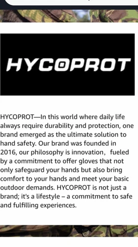 HYCOPROT Fingerless Tactical Gloves, Knuckle Protective Medium Black - New! image 8