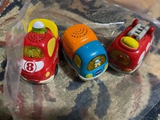 Lot of 3 Vtech Go Go Smart Wheels Vehicles Lights  Sounds working wi/batteries