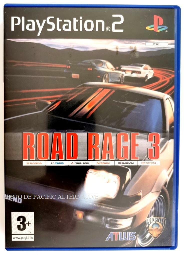 jeu ROAD RAGE 3 pour playstation 2 PS2 en francais course de voitures COMPLET