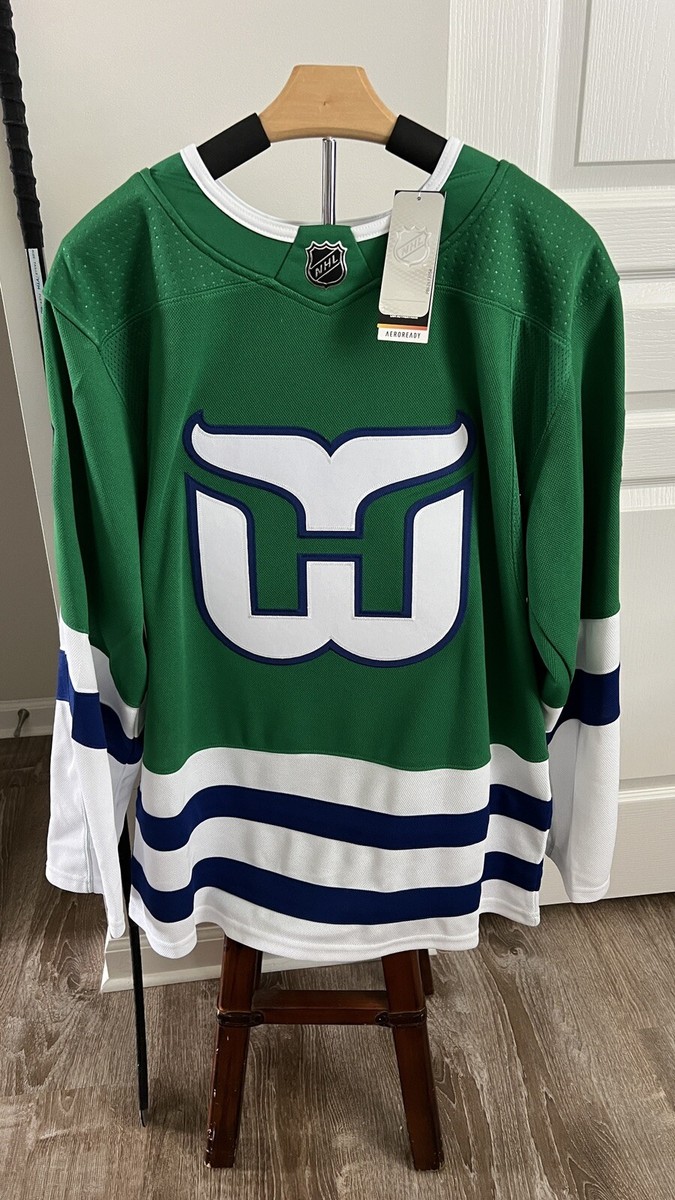 Hartford Whalers Adidas Authentic Gordie Howe Jersey! Stitched