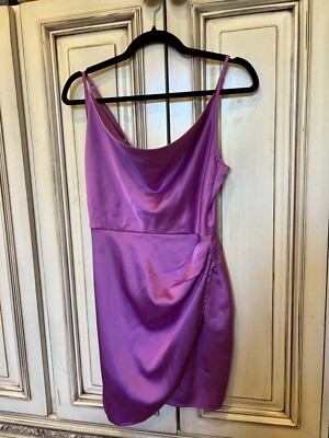 superdown purple dress Superdown Ramona Ruched Mini Dress