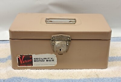 Cash Box, VERSA model 1030, cash, bonds, etc, locking, no key, clean, c details