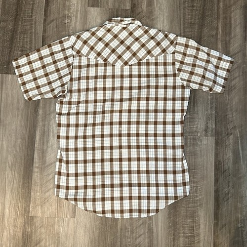 Sand & Sage Vintage Western Short Sleeve Pearl Snap Button - Medium - Picture 3 of 6