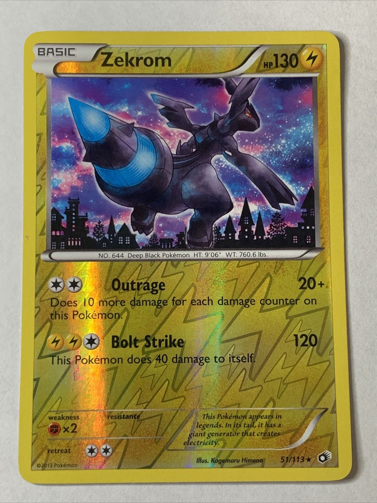 Zekrom LTR 51  Pokemon TCG POK Cards