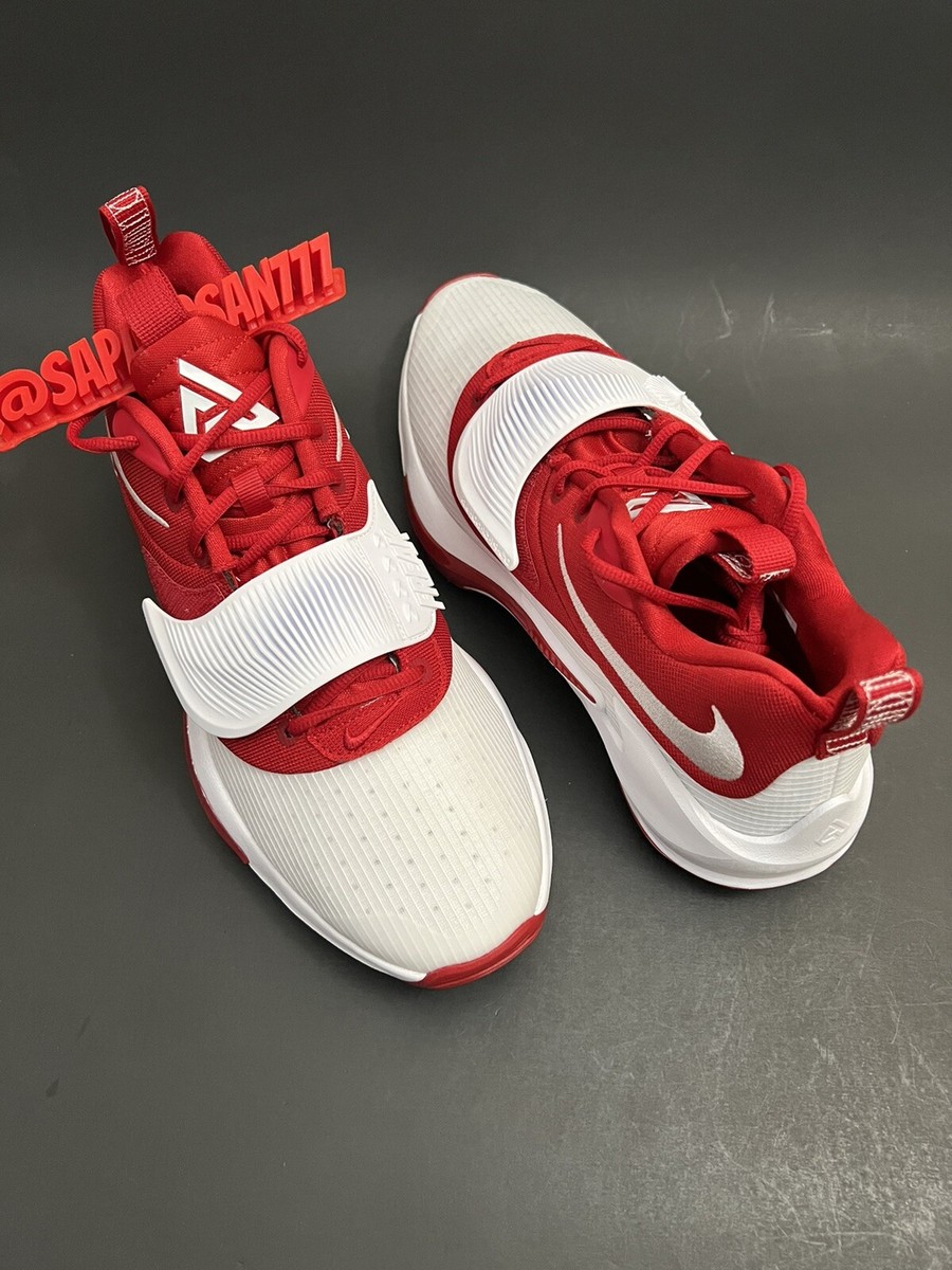 NIKE ZOOM FREAK 3 TB WHITE RED [DM7378 600] GREEK ANTETOKOUNMPO SZ