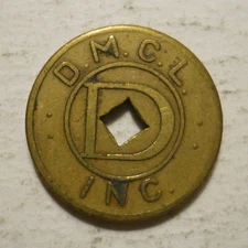 Duquesne Motor Coach Line (Pennsylvania) transit token - PA305E