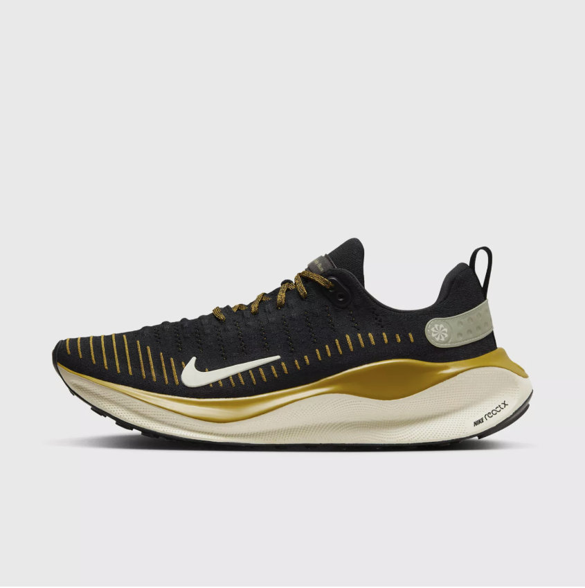 **Nike ReactX Infinity Run 4 - Size 13 in Black & Bronzine**  