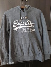 Image of Superdry Grey Ladies Hoodie Size 14 , New Without Tag